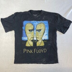 Pink Floyd Graphic T-Shirt Mens Medium Black Division Bell 1994 Tour Acid Wash